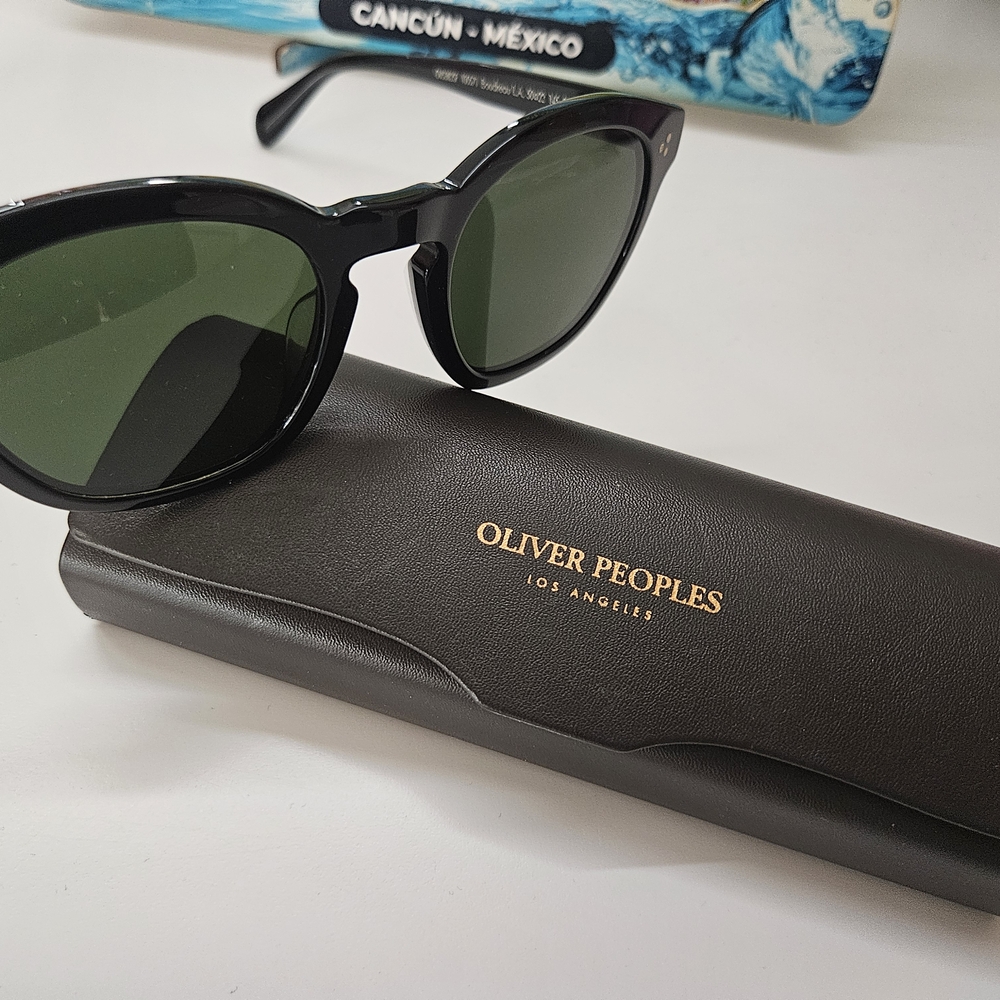 Oliver Peoples Black Sunglasses Timeless Design